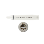 Manipolo ricambio compatibile EMS® mostrato da viste laterali e dal basso in bianco.