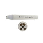 Manipolo ricambio compatibile EMS® con connettore rotondo, bianco.