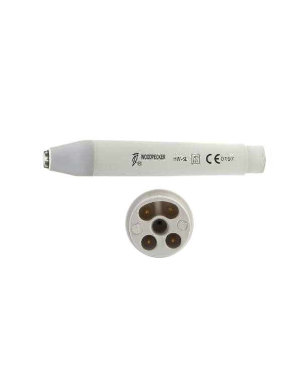 Manipolo ricambio compatibile EMS® con connettore rotondo, bianco.