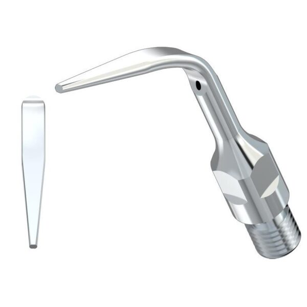 GS3-TIP FOR SCALER shown in close-up with side and angled front views.