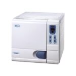 SEA 18L-DIG-USB: white tabletop autoclave with digital display and control buttons.