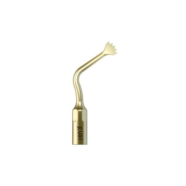 Oro US1 - Punta scalare INSERTO PER OSTEOTOMIA con estremità dentellata a forma di stella.