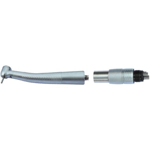CX HAND PIECE STANDARD PUSH NSK with connector, isolated on a white background.