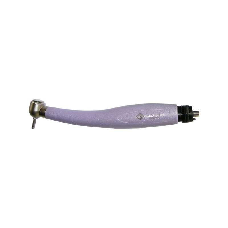 Manipolo dentale TURBINA EXCELLENT VIOLA con punta piccola, su sfondo bianco.