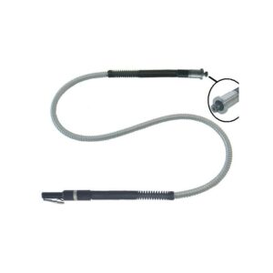 The M.O.25 KIT FARO is a flexible metal hose with a black handle and connector.