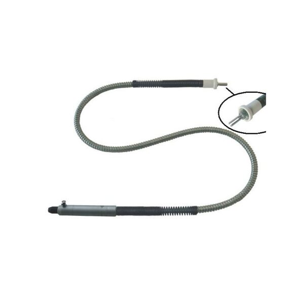 S-TML-O Marelli connection: rotary tool extension shaft with handle, metal ends.