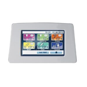 B FUTURA - 28 LITRES with touchscreen, colored buttons, and top date display.