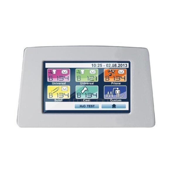 B FUTURA - 28 LITRES with touchscreen, colored buttons, and top date display.