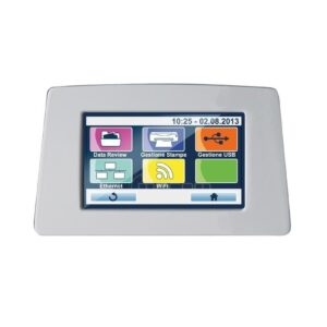 B FUTURA - 28 LITRES: touchscreen for menu, data review, print, USB, and WiFi.