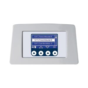 Digital control panel of B CLASSIC - 17 LITRES with display and arrow buttons.
