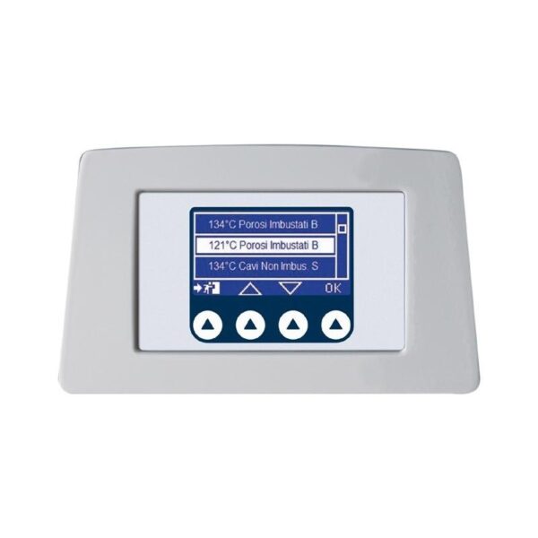 Digital control panel of B CLASSIC - 17 LITRES with display and arrow buttons.