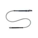 Tubo flessibile grigio e nero TML-52 Attacco Faro Ingranaggio, spirale a S.