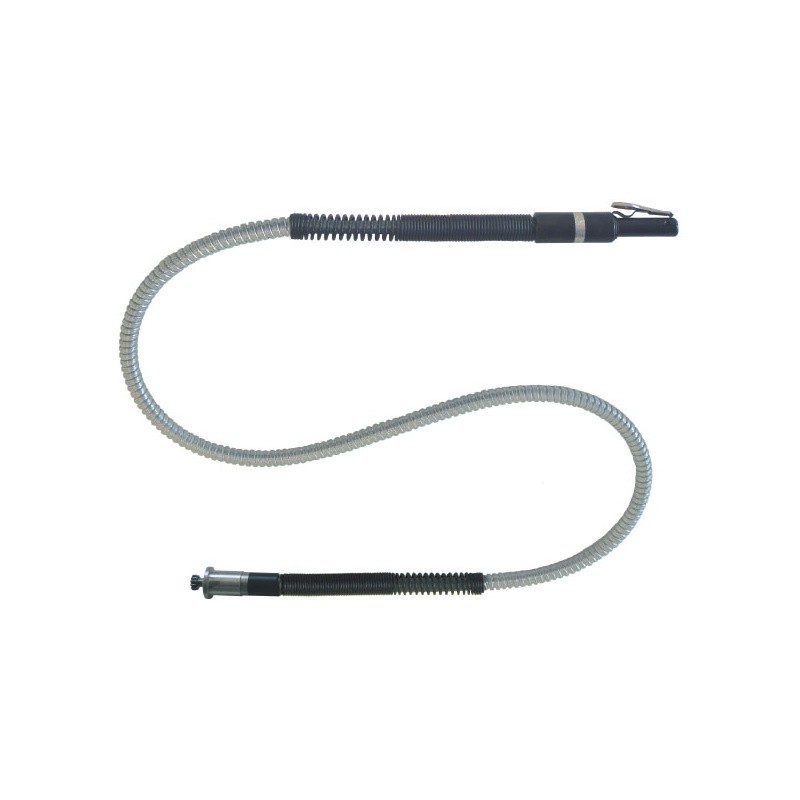 Tubo flessibile grigio e nero TML-52 Attacco Faro Ingranaggio, spirale a S.