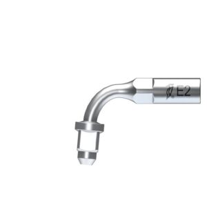 The E2-TIP FOR SCALER features a bent neck and pointed end for precise use.