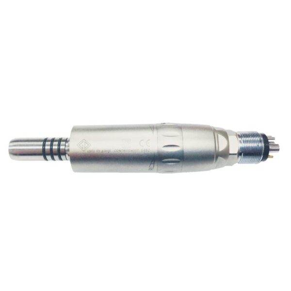 A silver AIR MOTOR with ridged grip and threaded connector is displayed.