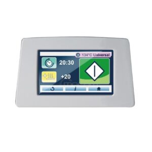 B FUTURA - 22 LITRES touchscreen displays time, temperature, and cooking modes.