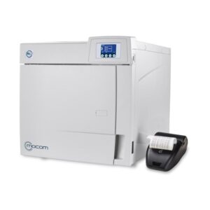B CLASSIC - 28 LITRES white tabletop autoclave with digital display & printer.