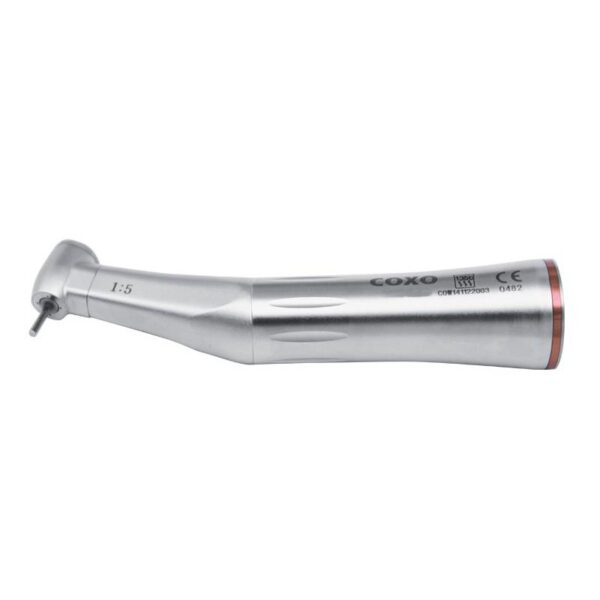The MULTIPLIER 1:5 is a silver dental handpiece tool with a small rotating bur at the tip.