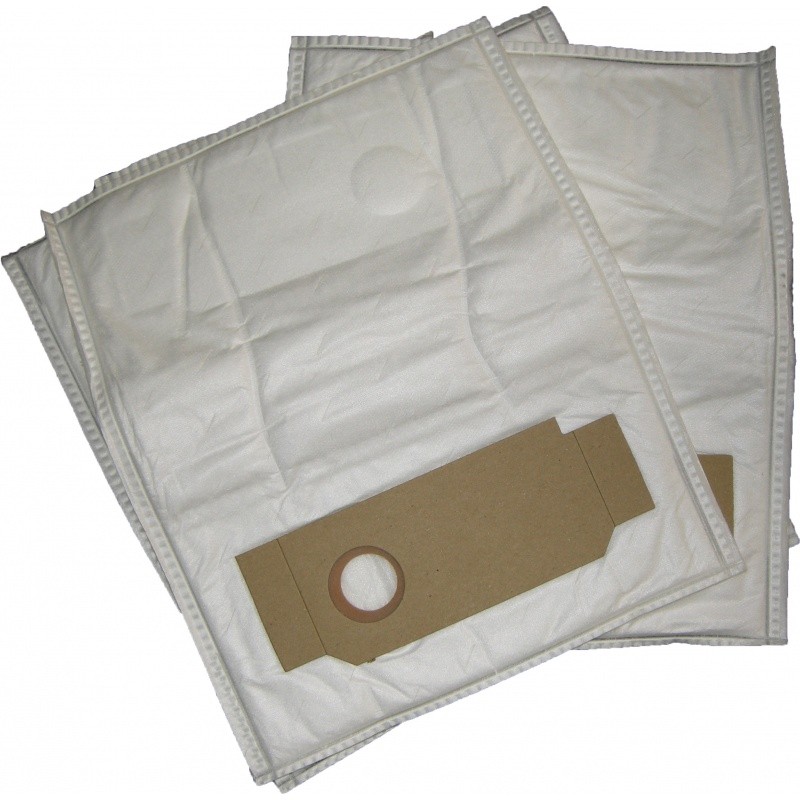 Due sacchetti sottovuoto SACCHETTI MINI BOX con raccordi in cartone, impilati insieme.