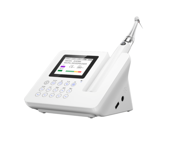 ENDO RADAR PRO localizzatore apicale con display digitale e pulsanti di controllo, bianco.