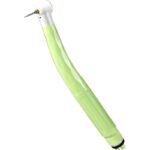 Un manipolo TURBINE MONOUSO ATTACCO MIDWEST 4 VIE verde e bianco con punta.