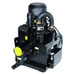 DG600 vacuum pump featuring black/yellow accents and visible cooling fins.
