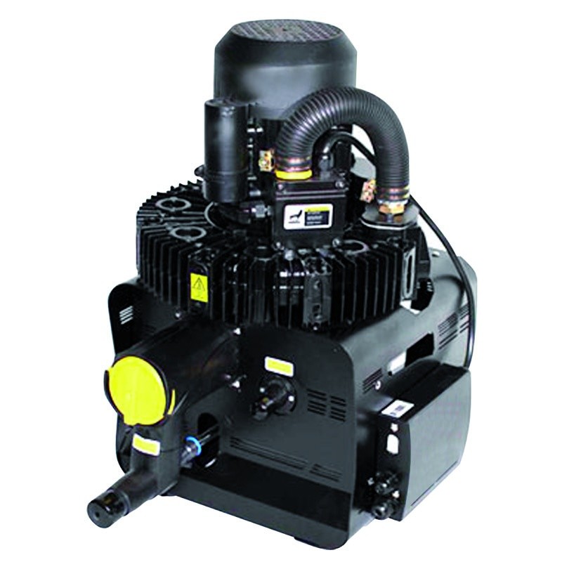 DG600 vacuum pump featuring black/yellow accents and visible cooling fins.