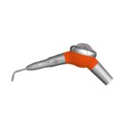 AIR PROPHY PLUS ORANGE dental polisher with curved nozzle and orange accent.