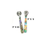 Colorful STR711 corn planes with metal blades on a white background.