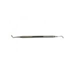 STR402-135 double-ended dental tool with angled tips and textured grip handles.