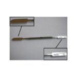 STR410 double-ended stainless steel spatula with close-up views of both ends.