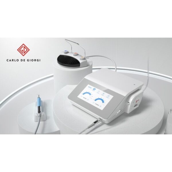 SURGIC TOUCH Unità per piezochirurgia ULTRASURGERY TOUCH LED con touchscreen e logo CARLO DE GIORGI.