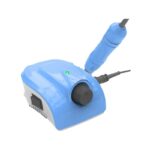 Fresa per unghie RENHE 503 AZZURRO blu con manopola di controllo, luce verde e manipolo.