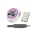 Set di frese elettriche per unghie RENHE 107+120MT ROSA con manipolo, unità e pedale.