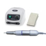 Set di frese elettriche per unghie RENHE 119+107MT con unità di controllo, pedale e manipolo.