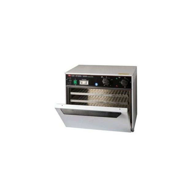 The TAU STERIL 2000 AUTOMATIC is a stainless steel lab oven with a top control panel.