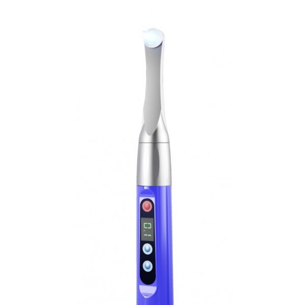 MAX VIOLA blu e argento con pulsanti di controllo e display digitale.
