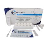 Novel Coronavirus Antigen Detection Kit CLONGENE with components on a white surface.