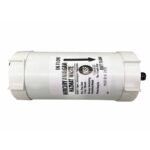 Contenitore cilindrico bianco DD2011 SEPARATORE DI AMALGAMA per rifiuti di mercurio, con istruzioni.