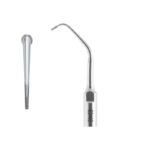 E10D-TIP FOR SCALER dental scaler shown from side and tip views.