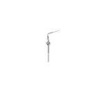 Il morsetto per burette da laboratorio WP4004 PLUGGER in metallo con braccio angolato è rappresentato in bianco.