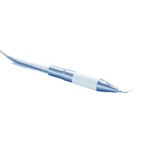 Primo piano dell'ablatore dentale SURGIC SMART LED su sfondo bianco.