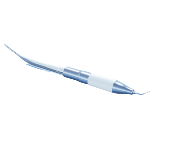 Primo piano dell'ablatore dentale SURGIC SMART LED su sfondo bianco.