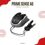 Un micromotore elettrico PRIME SENSE A6 in bianco e nero su sfondo bianco.