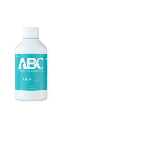 A bottle labeled ABC GENTLE with De Giorgi Store Home's blue and white design.